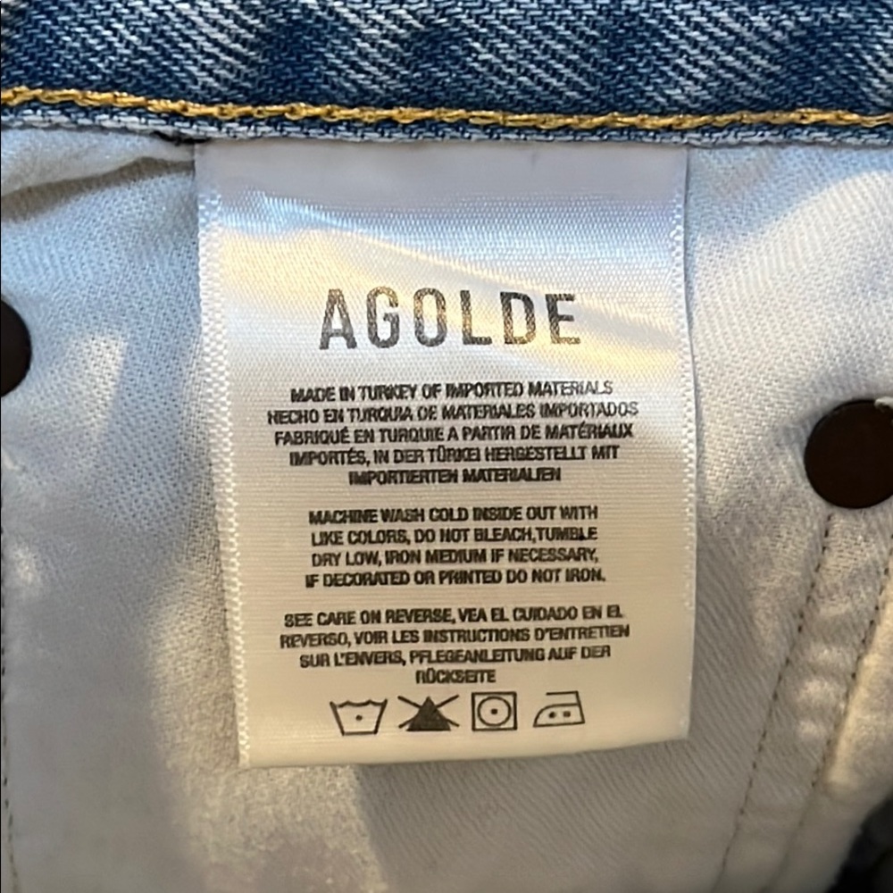 AGOLDE Parker Vintage Cut Off Shorts - Picture 7 of 9